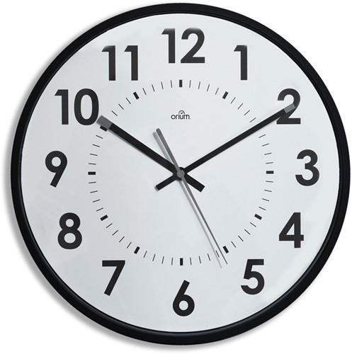 Orium by CEP horloge murale, quartz, diamètre 30 cm, noir
