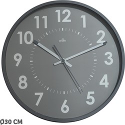 Orium by CEP wandklok, quartz, diameter 30 cm, grijs