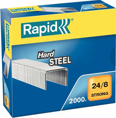 Rapid nietjes 24/8, doos van 2000 nietjes 2000 Stuk