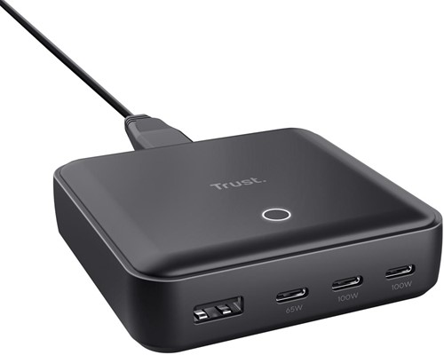 Trust Maxo desktop oplader, 4 poorten, 100 W