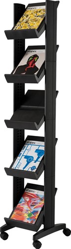 Paperflow Présentoir mobile Corner Compact noir
