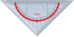 Maped equerre géométrique Technic, ft 16 cm, avec poignée 1 Stuk