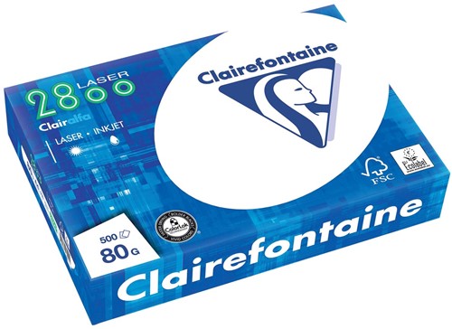 Clairefontaine Clairalfa papier d'impression, A4, 80 g, paquet de 500 feuilles