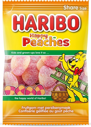 Haribo bonbons Pêches, sachet de 185 g