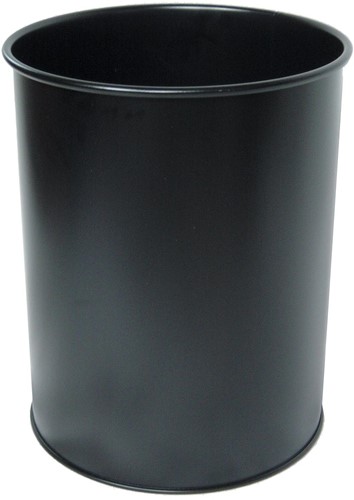 Durable corbeille à papier noir