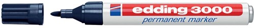 Edding marqueur permanent 3000 bleu acier 1 Stuk