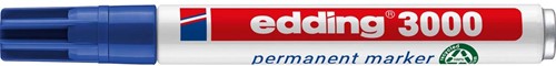 Edding marqueur permanent, 3000, bleu 1 Stuk