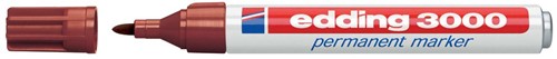 Edding marqueur permanent 3000 brun 1 Stuk