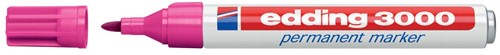 Edding marqueur permanent 3000 rose 1 Stuk