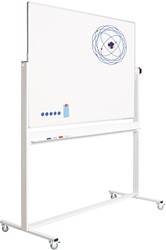 Smit Visual kantelbord, emaille, magnetisch, aluminium frame, 150 x 100 cm