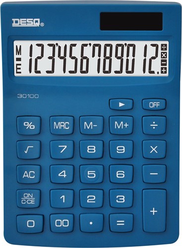 Desq calculatrice de bureau New Generation Compact, bleu foncé