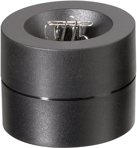 MAUL Distributeur de trombones Pro Eco magnétique, 85% recycled, Ø7.3x6cm noir 1 Stuk