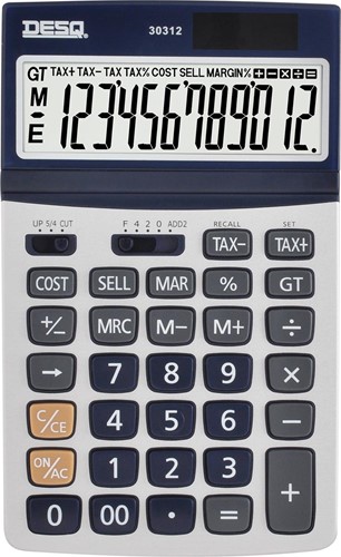 Desq calculatrice de bureau Business Classy large 30312, argent