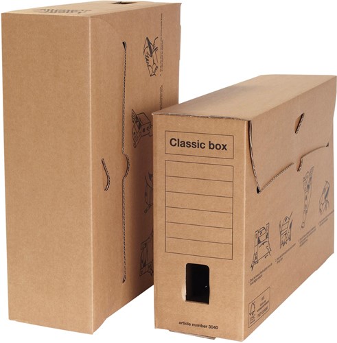 Loeff's Classic box boîte archive, ft 370 x 260 x 115 mm, brun, PK50 50 Stuk-2
