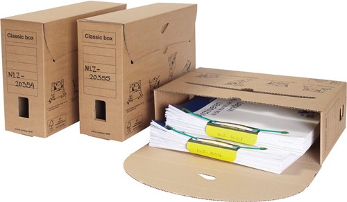 Loeff's Classic box boîte archive, ft 370 x 260 x 115 mm, brun, PK50 50 Stuk