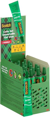 Scotch colle universelle, présentoir de 24 blisters