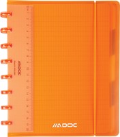 Adoc Colorlines schrift, ft A5, 144 bladzijden,commercieel geruit, geassorteerde kleuren-3