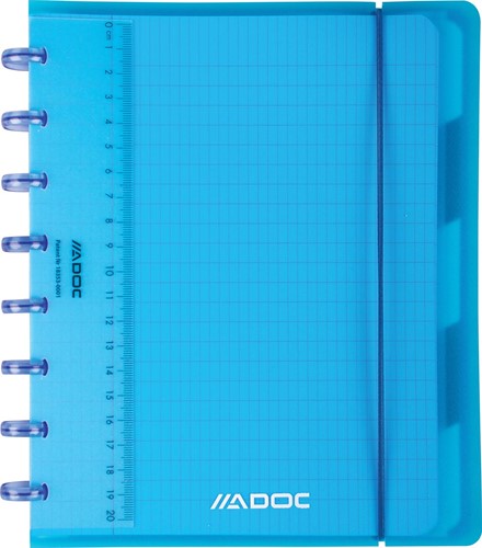 Adoc Colorlines schrift, ft A5, 144 bladzijden,commercieel geruit, geassorteerde kleuren-1
