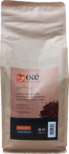Oké café instantanté Excellent dark roast, paquet de 500 gram