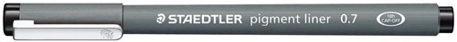 Staedtler pigment liner fineliner, pointe ronde, largeur de trait 0,7 mm, noir 1 Stuk