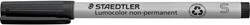 Staedtler Lumocolor 311, marqueur OHP, non permanent, 0,4 mm, noir 1 Stuk