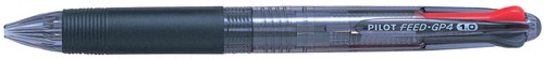 Pilot Feed GP4 Begreen stylo 4 couleurs, moyen, 4 couleurs d'encre classique