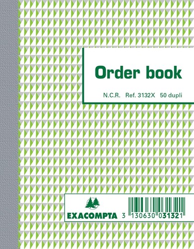 Exacompta orderbook, ft 13,5 x 10,5 cm, dupli (50 x 2 vel) 1 Stuk