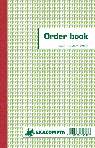 Exacompta orderbook, ft 21 x 13,6 cm, tripli (50 x 3 vel) 1 Stuk