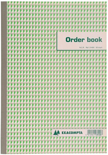 Exacompta orderbook, ft 29,7 x 21 cm, dupli (50 x 2 vel) 1 Stuk