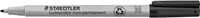 Staedtler Lumocolor 315, marqueur OHP, non permanent, 1,0 mm, noir 1 Stuk-2