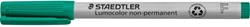 Staedtler Lumocolor 316, marqueur OHP, non permanent, 0,6 mm, vert 1 Stuk