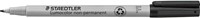 Staedtler Lumocolor 316, marqueur OHP, non permanent, 0,6 mm, noir 1 Stuk-2