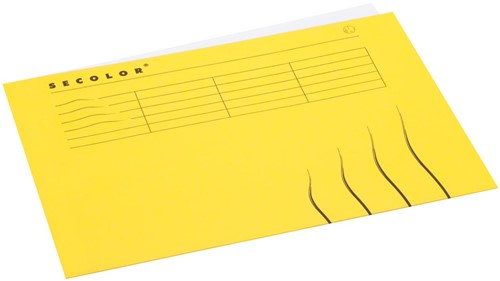 Jalema Chemise de classement Secolor pour ft A4 (22,5 x 31 cm), jaune