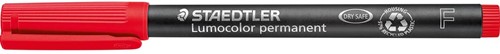 Staedtler Lumocolor 318, marqueur OHP, permanent, 0,6 mm, rouge 1 Stuk