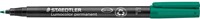 Staedtler Lumocolor 318, marqueur OHP, permanent, 0,6 mm, vert 1 Stuk-2