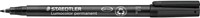 Staedtler Lumocolor 318, marqueur OHP, permanent, 0,6 mm, noir 1 Stuk-2