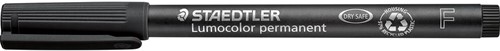 Staedtler Lumocolor 318, marqueur OHP, permanent, 0,6 mm, noir 1 Stuk