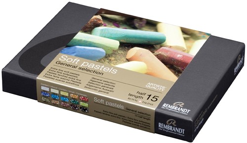 Rembrandt softpastels, starterset met 15 halve pastels