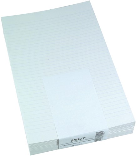 Papier ministre ligné