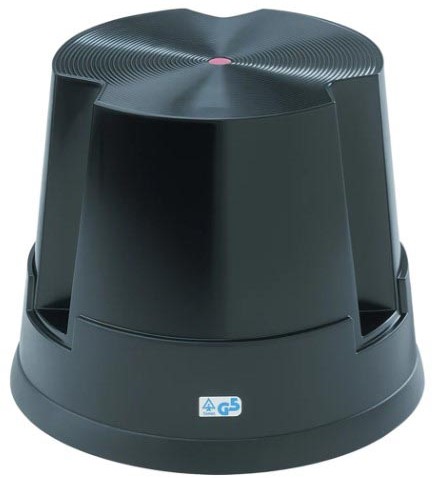Twinco Easy Step tabouret, jusqu'à 150 kg, noir