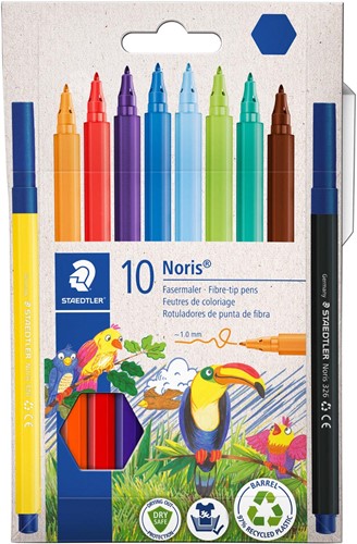 Staedtler Noris feutre, 10 feutres, etui carton