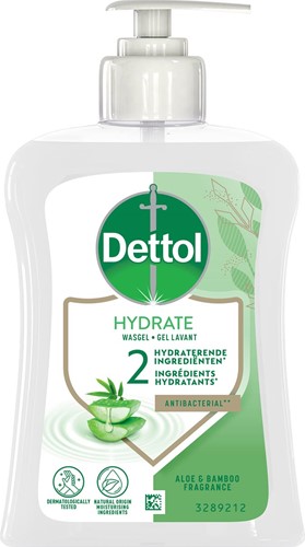 Dettol handzeep Hydrate, aloë vera en bamboe, flacon van 250 ml 1 Stuk
