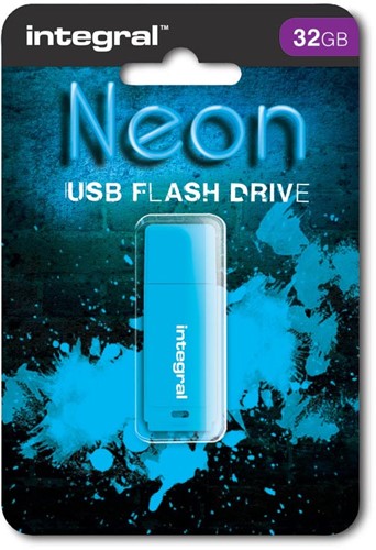 Integral Neon clé USB 2.0, 32 Go, bleu 1 Stuk