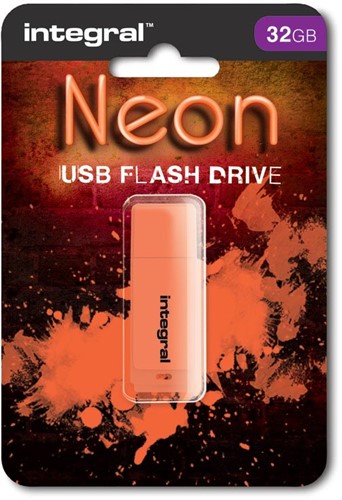Integral Neon clé USB 2.0, 32 Go, orange 1 Stuk