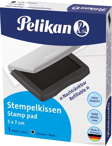 Pelikan Stempelkussen ft 5 x 7 cm, zwart 1 Stuk