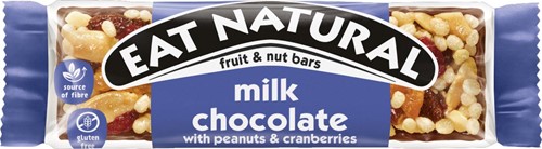 Eat natural barre, fruit - noix - chocolat au lait, 40g