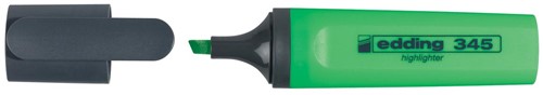 Edding surligneur 345 vert, boîte de 10 pièces