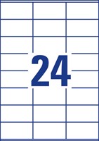 Avery Zweckform 3475, étiquettes universelles, Ultragrip, blanc, 200 feuilles, 70 x 36 mm 200 Vel-1