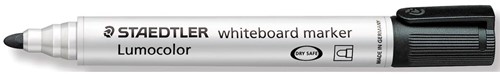 Staedtler marqueur pour tableaux blancs Lumocolor, noir 1 Stuk