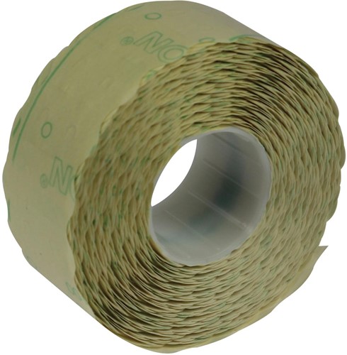 Etiketten voor prijstang Samark, ft 26 x 12 mm, permanent, pak van 12 rollen